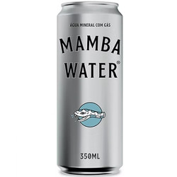 Água Mineral Mamba Com Gás Lata 350ml
