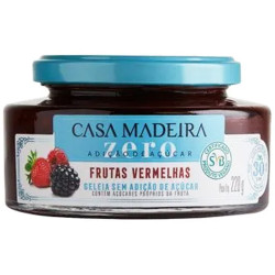 Geleia Casa Madeira Zero 220gr Frutas Ve