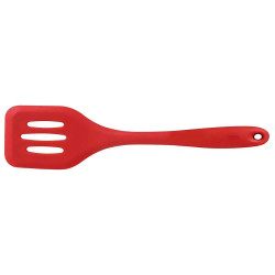 Espátula Vazada Silicone Mor Vermelha