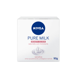 Sabonete Nivea 90gr Pure Milk Sensitive