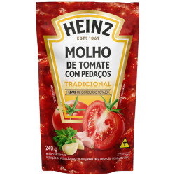 Molho de Tomate Heinz Sachê 240g Tradici