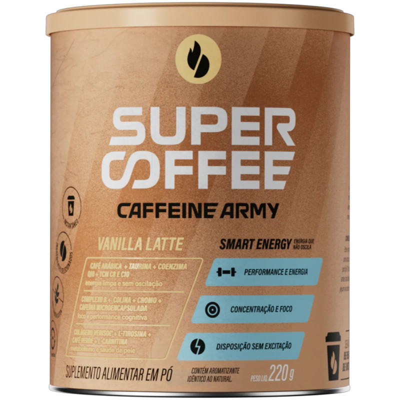 Suplemento SuperCoffee 220g Vanilla Latt