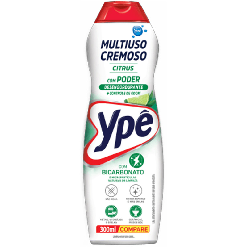Saponáceo Ypê Cremoso 300ml Citrus