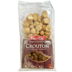 Croutons Biju 120g Gergelim e Linhaça