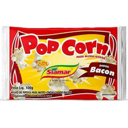 Pipoca Micro-Ondas Siamar Pop Corn 100gr