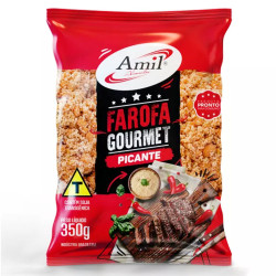 Farofa Gourmet Amil 350gr Picante