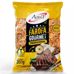 Farofa Gourmet Amil 350gr Tradicional