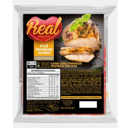 Filé Mignon Suíno Temperado Real kg