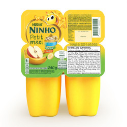 Petit Maxi Ninho Nestlé 240Gr Banana/Maç