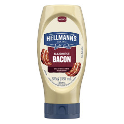 Maionese Hellmans Bisnaga 335gr Bacon
