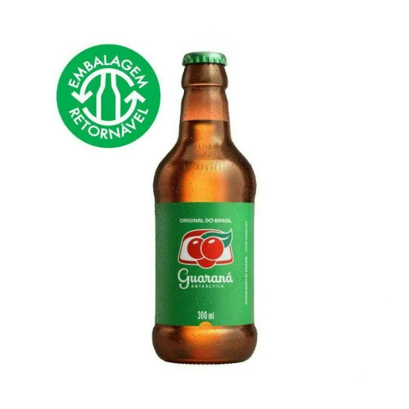 Refrigerante Vidro 300ml Guaraná Antarti Refrigerante Vidro 300ml Guaraná Antarti