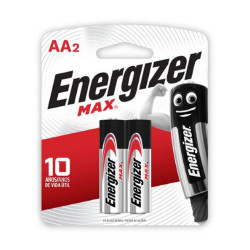 Pilha Energizer Max Alcalina AA C/2un Pe