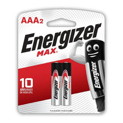 Pilha Energizer Max Alcalina AAA C/2un P