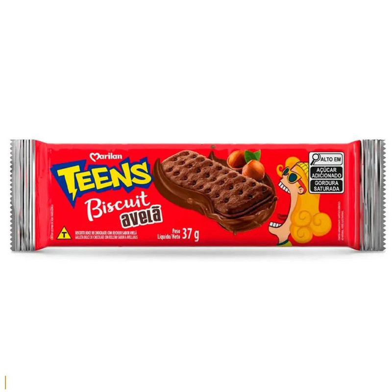 Biscoito Recheado Teens Biscuit Marilan Biscoito Recheado Teens Biscuit Marilan