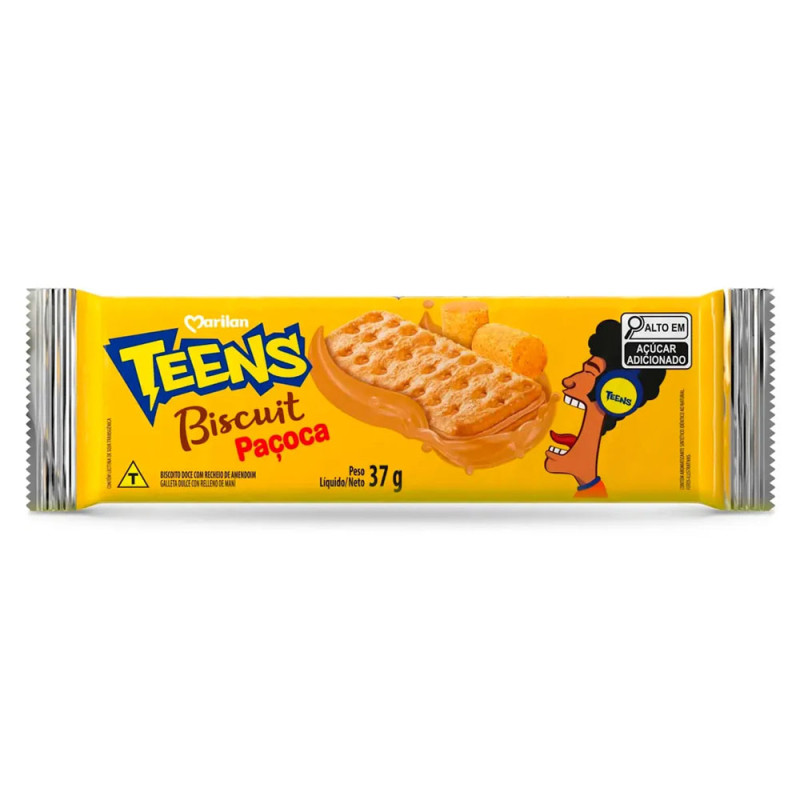 Biscoito Recheado Teens Biscuit Marilan 