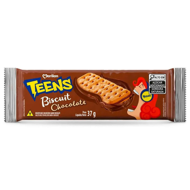 Biscoito Recheado Teens Biscuit Marilan Biscoito Recheado Teens Biscuit Marilan