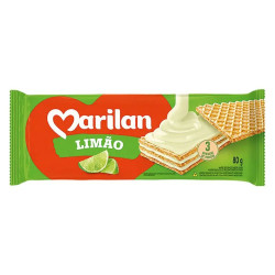 Biscoito Wafer Marilan 80gr Limão