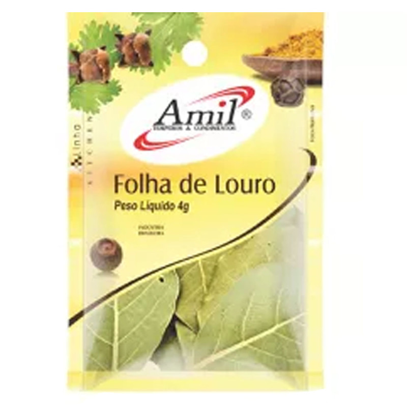 Louro Folha Amil 4gr Louro Folha Amil 4gr