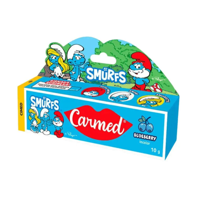 Hidratante Labial Carmed 10gr Smurfs Hidratante Labial Carmed 10gr Smurfs