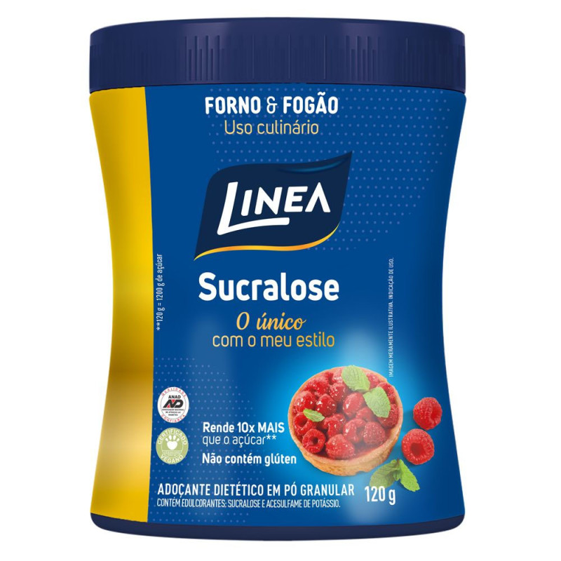 Adoçante Em Pó Linea Forno e Fogão 120gr Adoçante Em Pó Linea Forno e Fogão 120gr