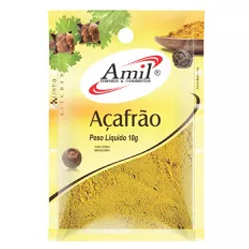Açafrão Pó Amil 10gr Açafrão Pó Amil 10gr