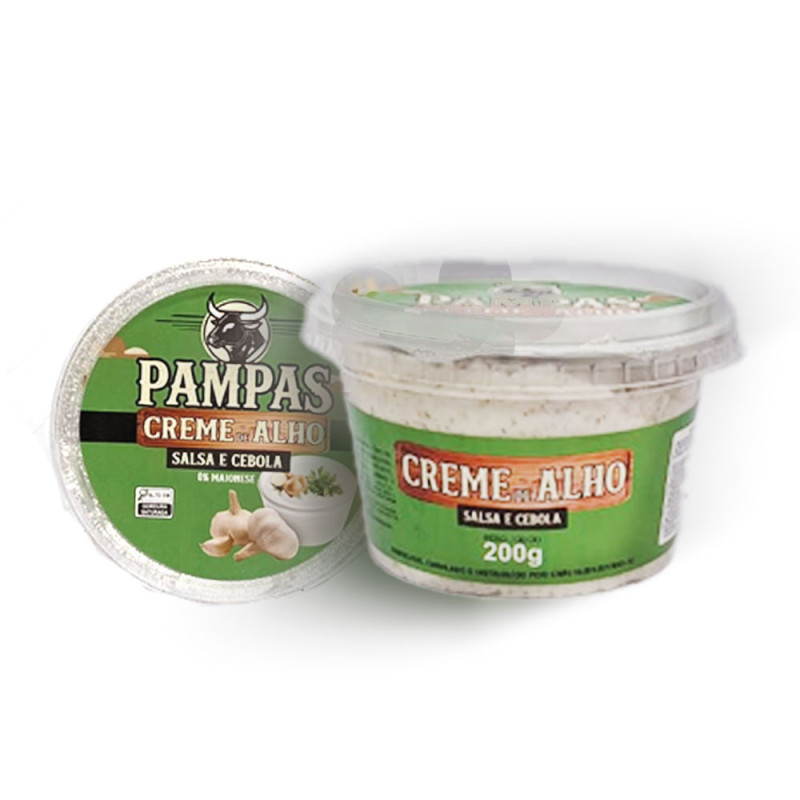 Creme De Alho Pampas 200gr Salsa e Cebol Creme De Alho Pampas 200gr Salsa e Cebol