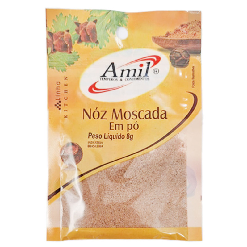 Noz Moscada Pó Amil 8gr Noz Moscada Pó Amil 8gr