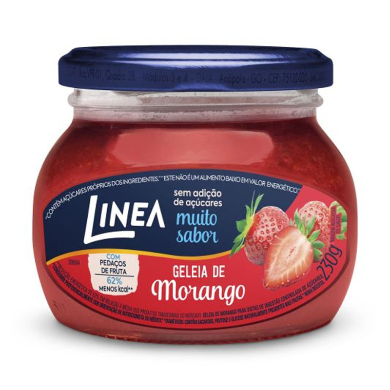 Geleia Linea 230gr Morango