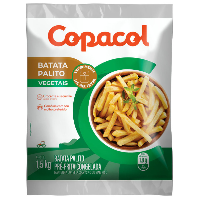 Batata Copacol 1,5kg Palito Tradicional Batata Copacol 1,5kg Palito Tradicional
