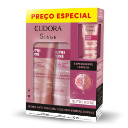 Kit Siage Shampoo+Condicionador+Leave in