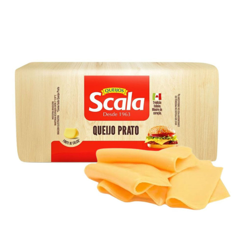 Queijo Prato Scala Fatiado Kg Queijo Prato Scala Fatiado Kg