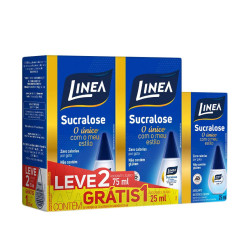 Kit Adoçante Liquido Linea Sucralose 75m