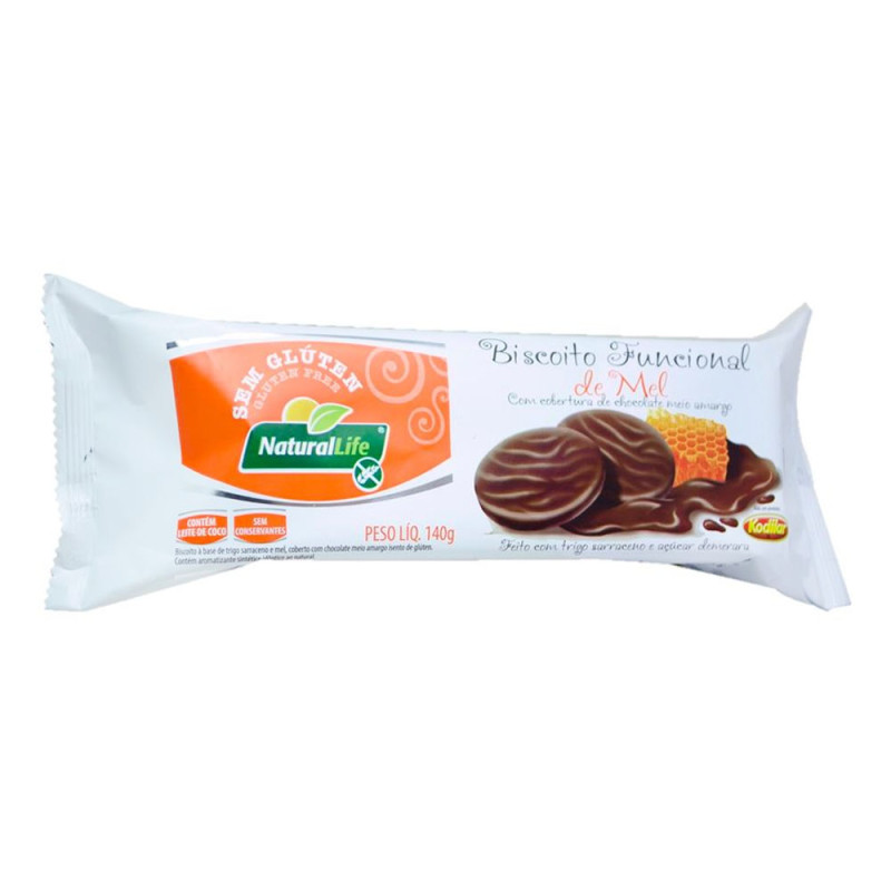 Biscoito Coberto Sem Glúten Kodilar 140g Biscoito Coberto Sem Glúten Kodilar 140g