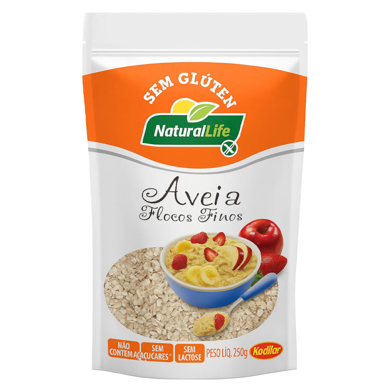 Aveia Kodilar S/Gluten 250gr Focos Finos Aveia Kodilar S/Gluten 250gr Focos Finos