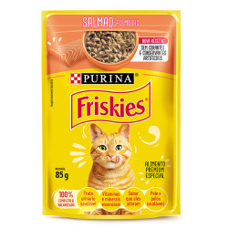 Alimento Para Gatos Friskies 85gr Salmão