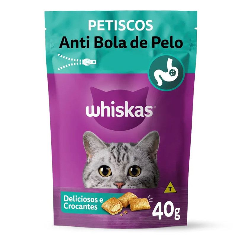 Alimento Para Gatos Whiskas 40gr Anti Bo