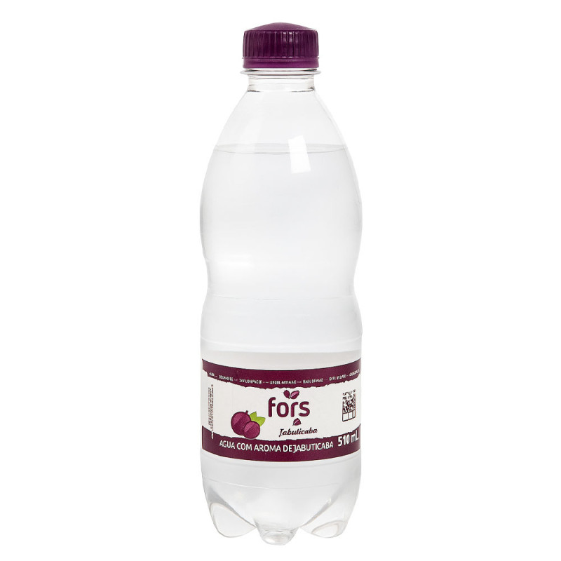 Água Saborizada Fors C/Gás 510ml Jabutic Água Saborizada Fors C/Gás 510ml Jabutic