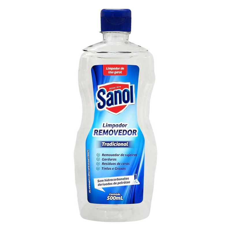 Removedor Sanol 500ml Tradicional Removedor Sanol 500ml Tradicional