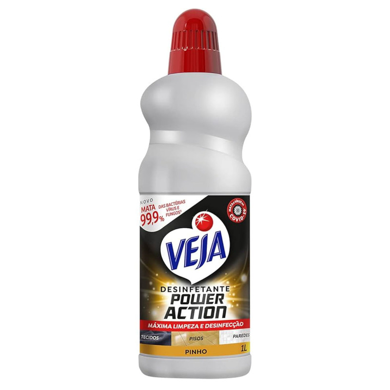 Desinfetante Veja Power Action 1Lt Pinho Desinfetante Veja Power Action 1Lt Pinho