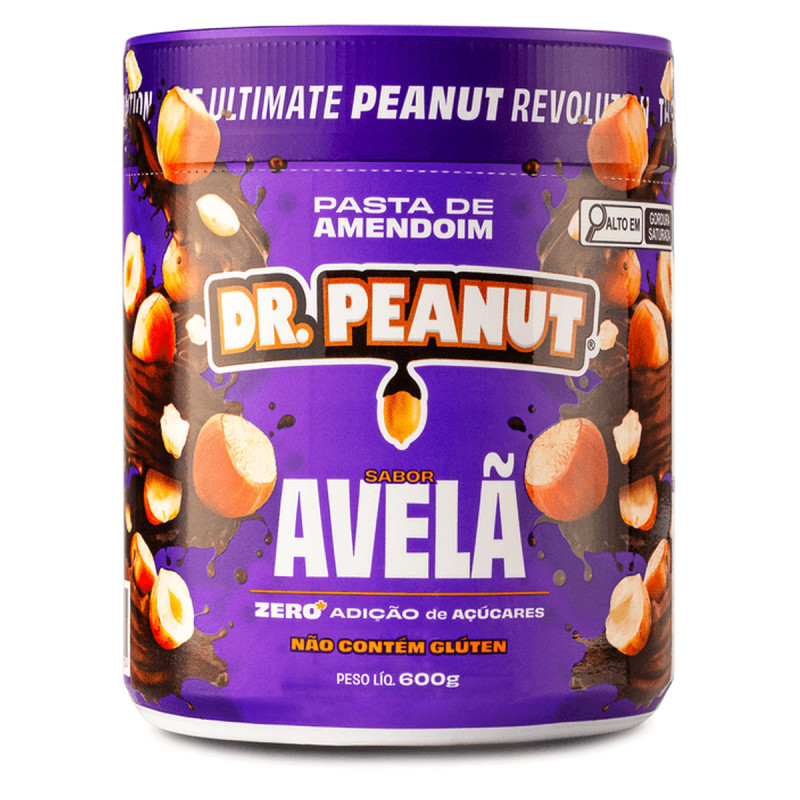 Pasta de Amendoim Dr.Peanut 600g Avelã Pasta de Amendoim Dr.Peanut 600g Avelã