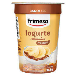 Iogurte Bicamadas Frimesa 165gr Banoffe