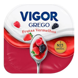 Iogurte Grego Vigor 100gr Frutas Vermelh