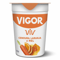 Iogurte Natural Vigor Viv 150gr Laranja,