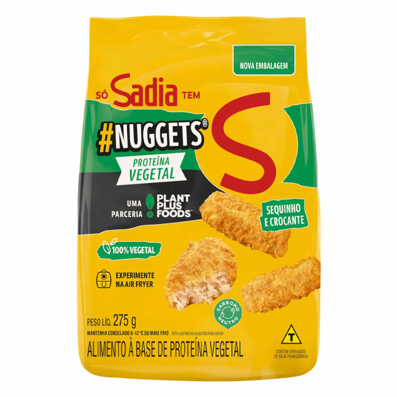 Nuggets Vegano Vegetal Sadia 275gr