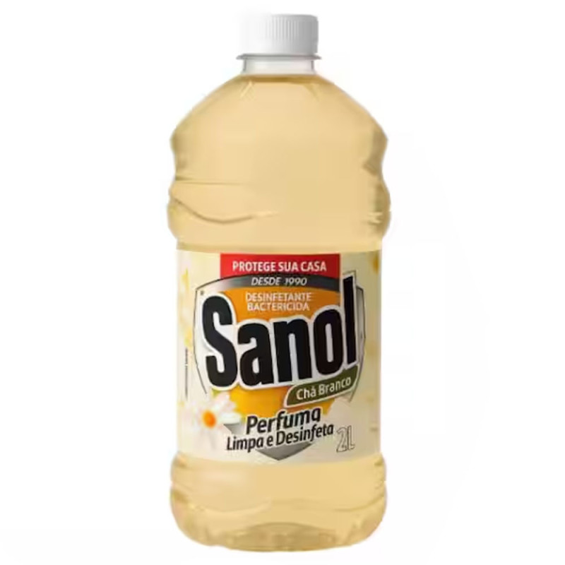 Desinfetante Sanol 2lt Chá Branco Desinfetante Sanol 2lt Chá Branco