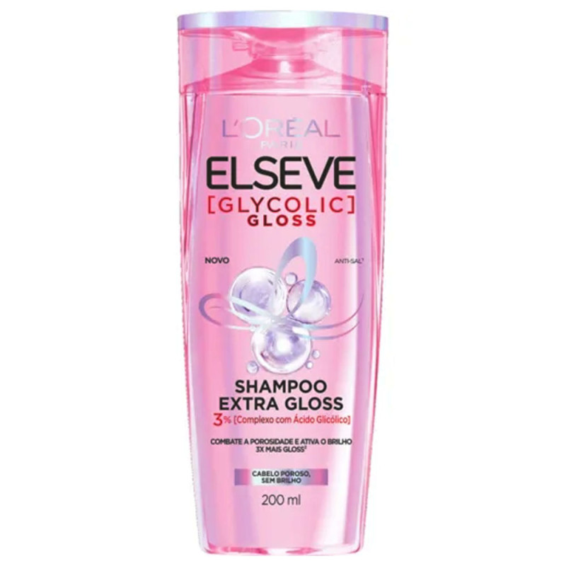 Shampoo Elseve 200ml Glycolic Gloss