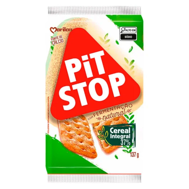 Biscoito Pit Stop Marilan 137gr Integral Biscoito Pit Stop Marilan 137gr Integral