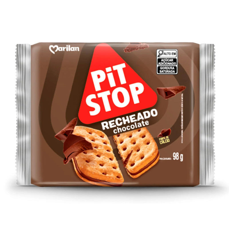 Biscoito Recheado Pit Stop Marilan 98gr 
