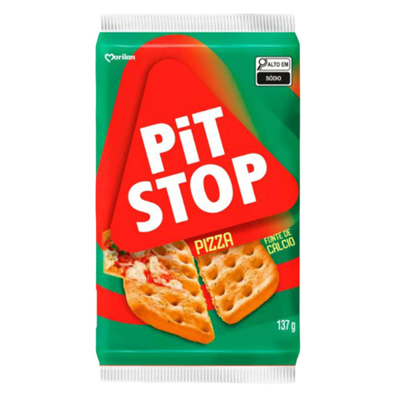 Biscoito Pit Stop Marilan 137gr Pizza Biscoito Pit Stop Marilan 137gr Pizza
