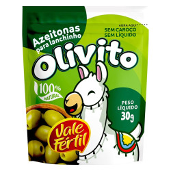 Snack Azeitona Vale Fertil Verde Sem Car